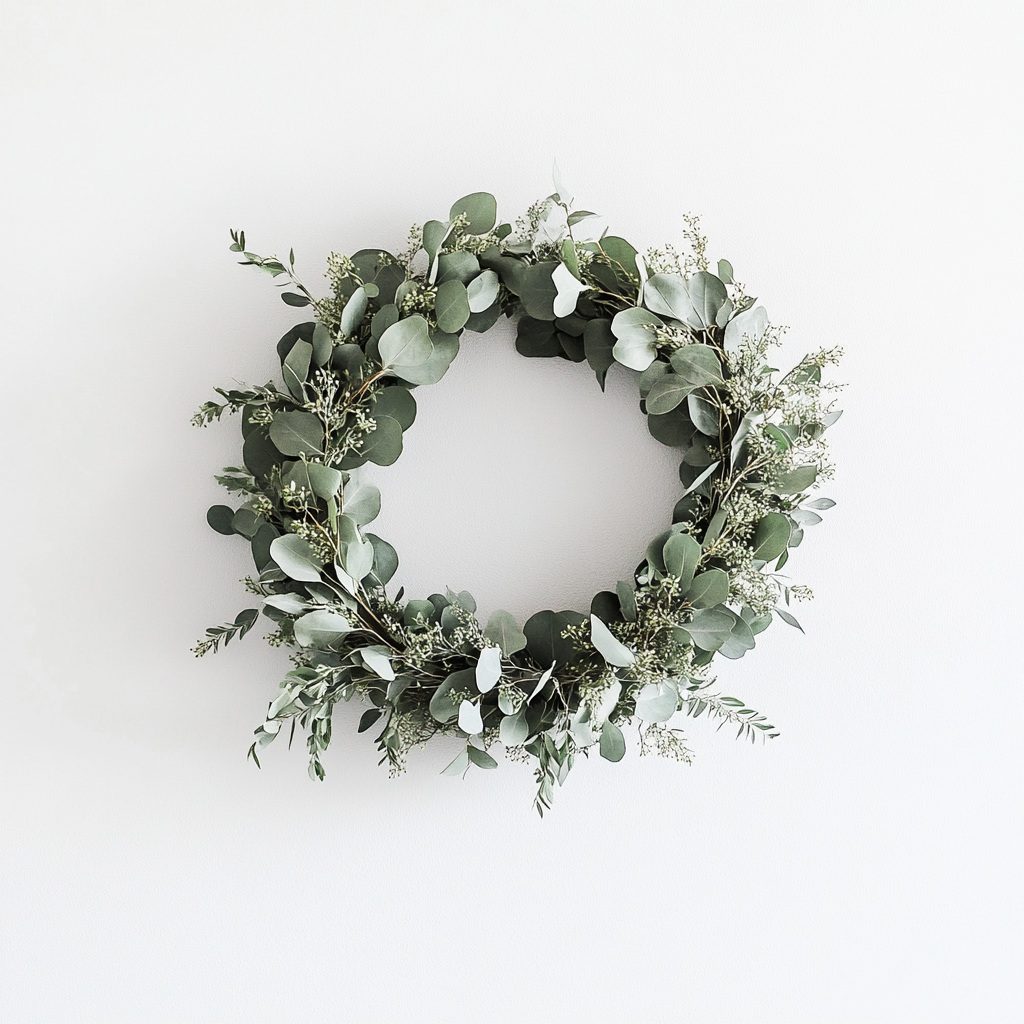 Modern Eucalyptus Custom Wreath